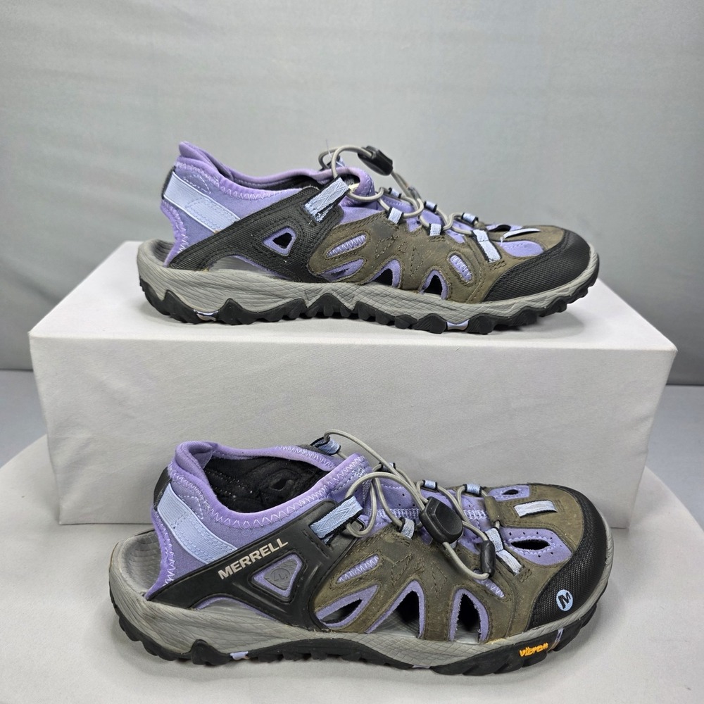 Merrell Women's 10 All Out Blaze Sieve Hiking Water Shoes Purple J65252 Gorpcore